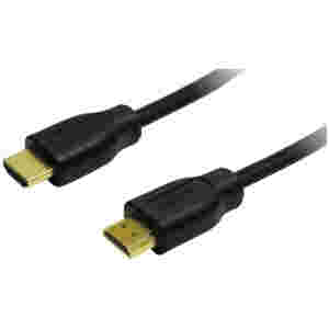 KABEL HDMI/HDMI M/M  2,00m LogiLink pozlačeni kontakti V1,4 (CH0037)