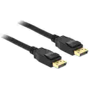 Kabel DisplayPort(m) => DisplayPort(m) 4K/60Hz 1,00m Delock črn (83805)