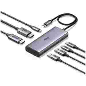 Ugreen 7v1 USB-C HUB HDMI+DP+USB+PD 100W