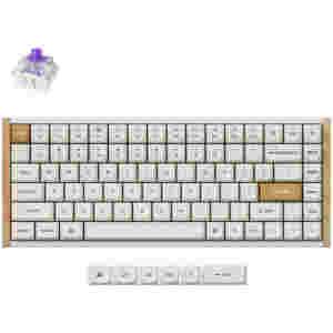 Tipkovnica brezžična Keychron K2 HE nebula mag stikala UK | bela Special edition RGB (K2H-Q1-UK)