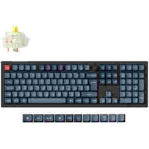 Mehanska Tipkovnica brezžična Bluetooth USB-C Keychron V6 Max rumena stikala UK | Gateron Jupiter RGB (V6M-D4-UK)