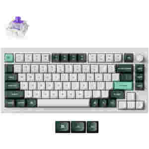 Mehanska Tipkovnica brezžična Keychron Q1 HE nebula mag stikala UK | bela RGB (Q1H-P1-UK)