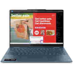 Prenosnik Lenovo 35,5 cm (14,0") Yoga 7 1920x1200 OLED 400nit Ryzen AI 5 340/24GB/SSD1TB/BL/AI Chip: 50 TOPs/ALU/AMD Radeon 840M/Win11Home (83JR0022SC)