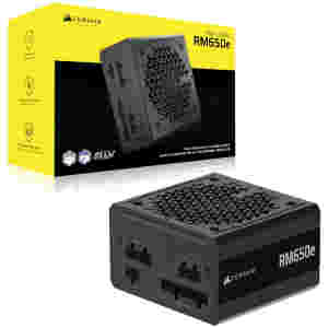 Napajalnik - 650W Corsair RM650e 80Plus Gold 92% ATX 3.1 (Gen5) Modular 140mm črna (CP-9020302-EU)