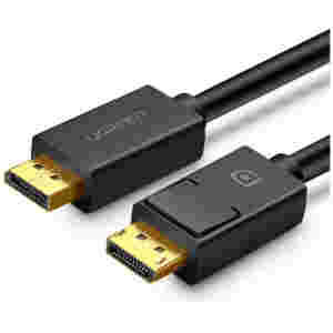 Kabel DisplayPort(m)=>DisplayPort(m) v1.2 1,50m 4K/60Hz trojno oklopljen pozlačeni konektorji črn Ugreen (10245)