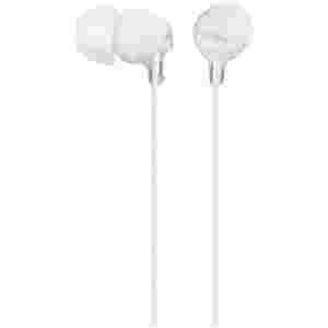 Slušalke Sony 3.5 z ušesnimi cepki MDREX15LPW - bele