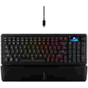 Gaming Tipkovnica Žična Cougar Vanguard PRO 96 Hall Effect US | črna RGB (Vgrajen LCD zaslon) (CH-91E911G-NA)