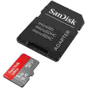 SanDisk Ultra microSDXC 1TB Speicherkarte +Adapter 150MB/s A1 Class 10 UHS-I