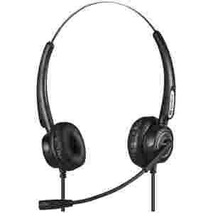 Slušalke žične Sandberg naglavne z mikrofonom RJ9/11 USB črne Headset Pro stereo (126-30)
