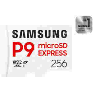 Spominska kartica microSDXC 256GB Samsung P9 Express 800MB/s/200MB/s U3 V30 UHS-I microSD Express (MB-MK256T/WW)