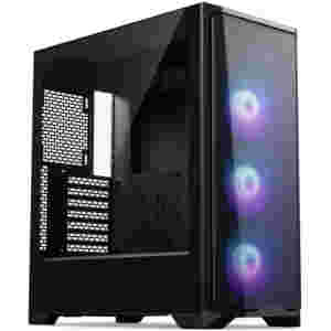 PHANTEKS ECLIPSE G370A TEMPERED GLASS D-RGB LED ATX črno ohišje