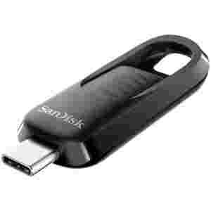 Spominski ključek 256GB USB-C Sandisk Ultra 400MB/s kovinski-plastičen črn (SDCZ480-256G-G46)