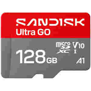 Spominska kartica microSDXC 128GB Sandisk Ultra GO 190MB/s/U1 UHS-I A1 (SDSQUGN-128G-GN6MN)