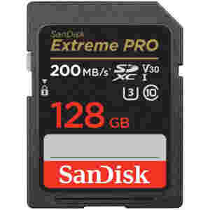Spominska kartica SDXC 128GB Sandisk Extreme Extreme Pro 200MB/s/90MB/s U3 V30 UHS-I (SDSDXXD-128G-GN4IN)