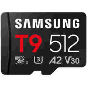 Spominska kartica SDXC 512GB Samsung T9 200MB/130MB/s U3 V30 UHS-I A2 (MB-MH512T/WW)