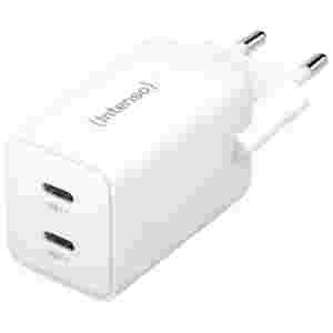 Intenso 40W GaN napajalnik s priključkom 2xUSB-C W40CC