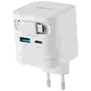 Intenso 65W GaN napajalnik z vgrajenim kablom USB-C
