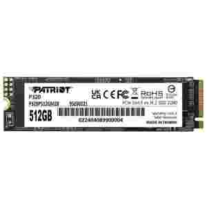 Patriot P320 512GB M.2 NVMe SSD PCIe Gen 3 x4