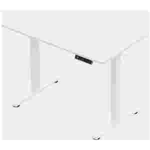 VonHaus Bela električno nastavljiva dvižna pisalna miza 100 × 60 cm z USB-C polnilnim priključkom