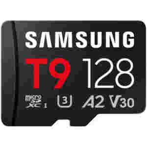 Spominska kartica SDXC 128GB Samsung T9 200MB/130MB U3 V30 UHS-I A2 (MB-MH128T/WW)