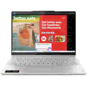Prenosnik Lenovo 35,5 cm (14,0") Yoga 7 2-in-1 2880x1800 OLED na dotik 500nit 120Hz Ryzen AI 7 350/32GB/1TB/BL/AI Chip: 50 TOPs/ALU/AMD Radeon 860M/Win11Home (83JR00BFSC)