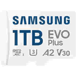 Spominska kartica microSDXC 1TB Samsung Evo Plus 160MB/s/120MB/s U3 V30 UHS-I A2  +adapter (MB-MC1T0SA/EU)
