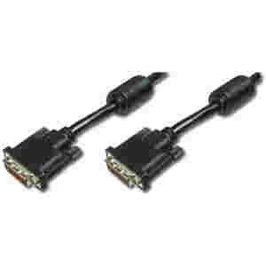 Kabel DVI-D(m)=>DVI-D(m) 2,00m črn Digitus (AK-320101-020-S)