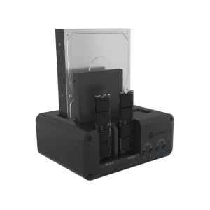 IcyBox IB-2925MS-CU31 priklopna in klonirna postaja za M.2 NVMe SSD & 2