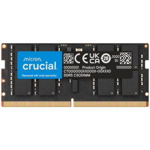 Crucial 32GB DDR5-6400 SODIMM CL52
