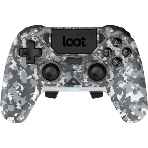 LOOT BREZŽIČNI KONTROLER ZA PS4/SWITCH/PC/MOBILE - SIVA MASKIRNA BARVA