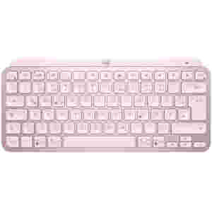Tipkovnica brezžična Logitech MX Keys Mini US international | SLO gravura roza LED osvetlitev (920-010500)