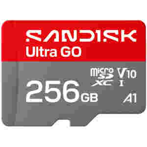 Spominska kartica microSDXC 256GB Sandisk Ultra GO 190MB/s/U1 UHS-I A1 (SDSQUGN-256G-GN6MN)