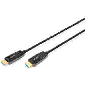 Kabel HDMI(m)=>HDMI(m) 30,00m UHD 8K/60Hz AOC hibridni optični črn Digitus (AK-330126-300-S)
