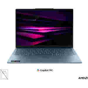 Prenosnik Lenovo 35,5 cm (14,0") Yoga Slim 7 2880x1800 OLED 500nit 120Hz Ryzen AI 7 445/32GB/1TB/BL/AI Chip: 50 TOPs/ALU/AMD Radeon 840M/Win11Home (83QS005XSC)