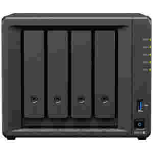 NAS ohišje Synology DS925neo+ 4x3,5'' SATA HDD/SSD 2xM.2 NVMe AMD V1500B 4 core (8-thread) 2.2 GHz 4GB DDR4 non-ECC SODIMM 2xRJ-45 2.5GbE LAN 2xUSB 3.2 Gen1 1xUSB-C expansion port