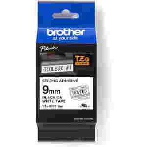 Trak BROTHER TZE-S221 black on white