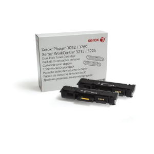 XEROX 106R02782 Dual Pack Black Toner Cartridge za Phaser/WC za 6.000 strani črni toner